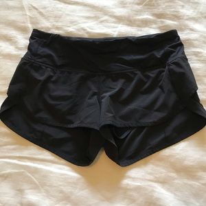 Lululemon Run Speed Shorts Black